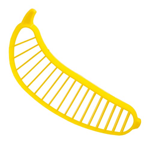OFXDD Plastic Banana Slicer - Easy Cutter for Uniform Slices