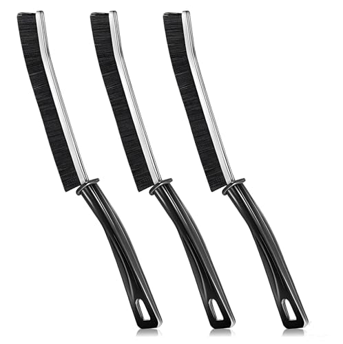 DekoTech 3-Pack Heavy-Duty Crevice Brushes for Grout and Tight Spaces