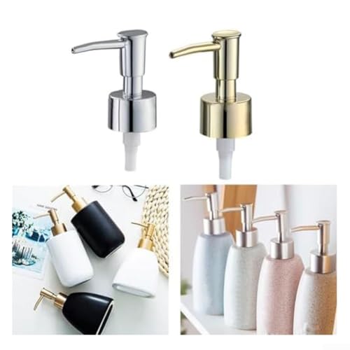 Jumplushion Soap Dispenser Pump Replacement - 28/400 Brushed Gold Head