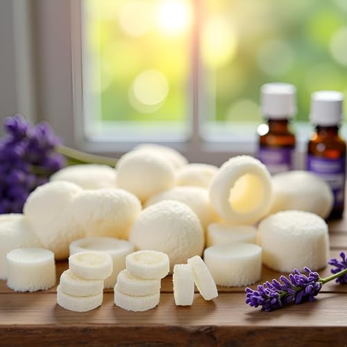 Cauaoa Natural Loofah Slices 10Pcs for Soap Making and Exfoliating Bath Sponge