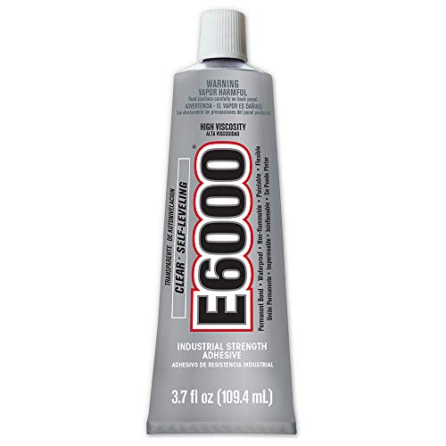 E6000 Hi Visc 3.7 oz Clear Industrial Strength Adhesive - Waterproof & Flexible