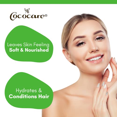 Cococare 100% All Natural Coconut Oil for Skin and Hair Moisturizer, 4 oz