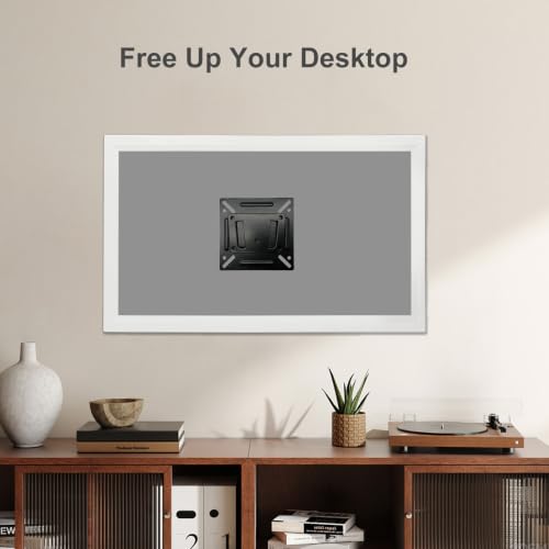 Akimart Universal Wall Mount for 14-27 Inch Monitors & TVs, VESA 75x75 to 100x100mm, Max 33 lbs