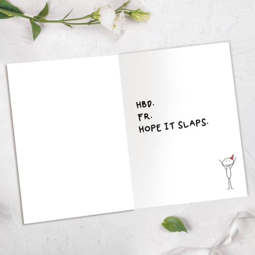 Funny Gen Z Birthday Card for Teens - BRUH Meme Slang