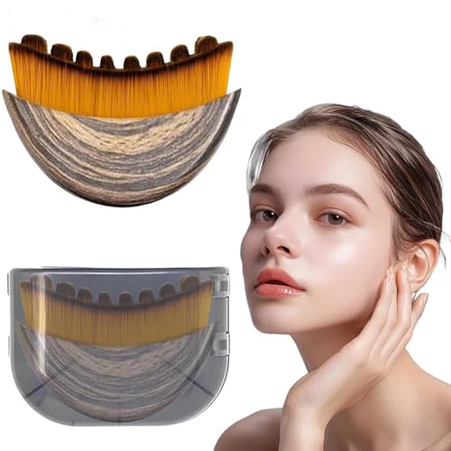 Lymphatic Facial Cleansing Brush, Soft Bristle Pore Cleaner & Face Scrubber for Sensitive Skin