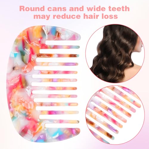Mabor Wide Tooth Hair Comb Anti-Static Pocket Size Detangling Comb