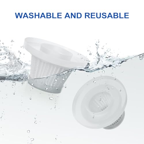 8 Pack HEPA Vacuum Filter Replacement for Duck Vac - Washable & Reusable