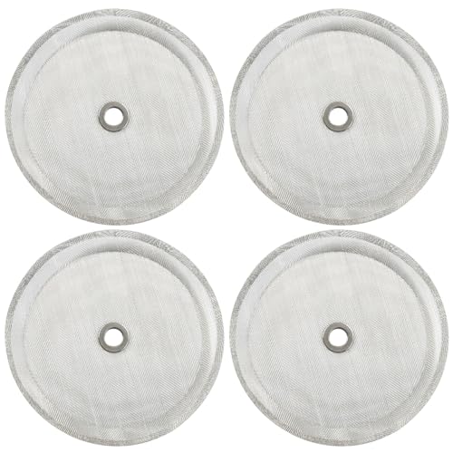Reusable Stainless Steel French Press Filters - 4 Pack, 4 Inch