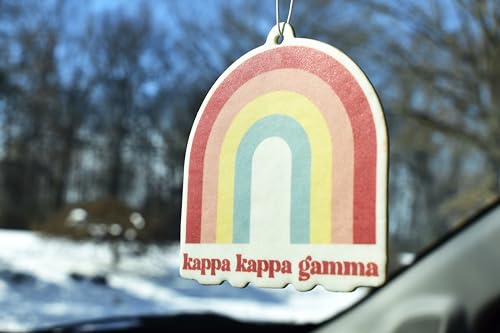Kappa Kappa Gamma Rainbow Air Freshener - 2 Pack, Floral Scent