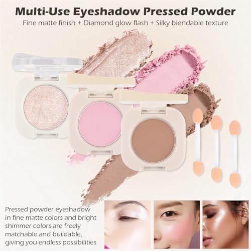 WTFACE Single Matte Mini Eyeshadow Palette with Brush Apricot #04