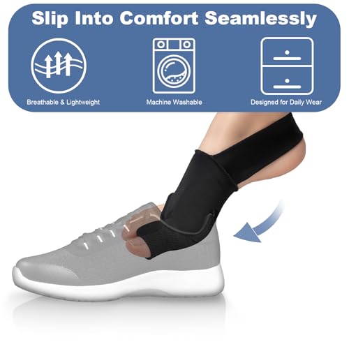 2-Pack Bunion Corrector for Women & Men | Big Toe Straightener Splint with Silicone Spacers | Relieves Hallux Valgus, Bunion Pain & Bursitis | Day & Night Use