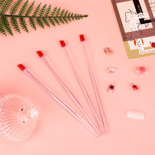 Mozeat Lens Rubber Cuticle Pusher 4-Piece Nail Cleaner Tool 17cm