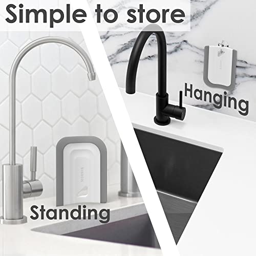 MORNIIE Curved Small Squeegee - Multi-Purpose for Kitchen & Bathroom (1 Pack)