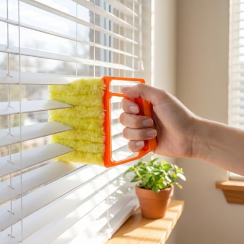 4-Piece Microfiber Blind Cleaning Brush Set for Blinds & Vents