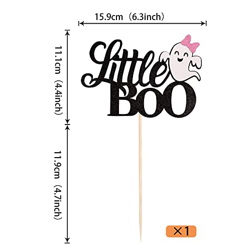 Halloween Ghost Cake Topper - Happy Boo Day Decoration