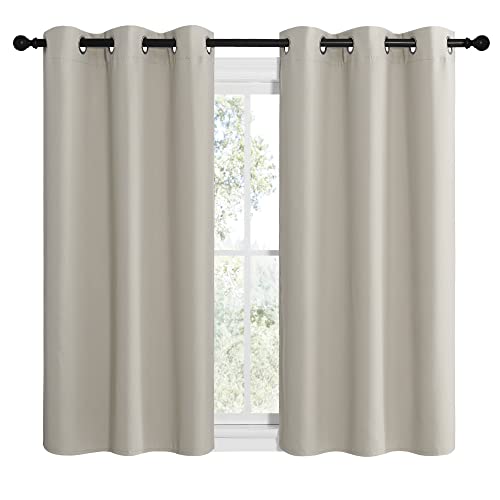 NICETOWN Thermal Insulated Blackout Curtains - 2 Panels (42x50 inches)