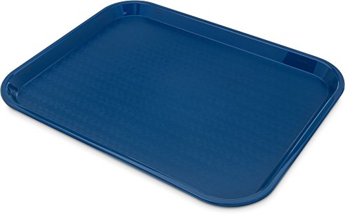 Carlisle Fast Food Tray - 14x18 Durable Cafeteria Tray, Blue