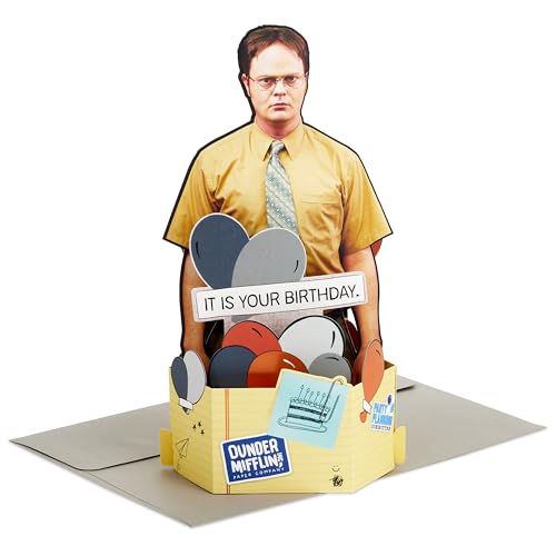 Hallmark The Office Dwight Schrute 3D Pop-Up Birthday Card