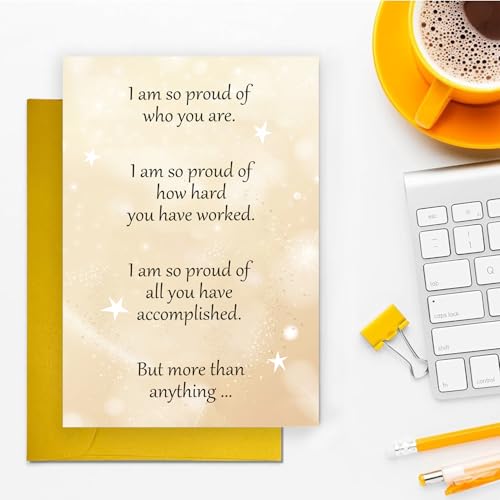 Proud of You Graduation Card - Inspirational Message for Kids #4