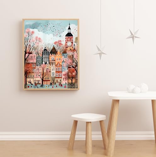 London Streets 5D Diamond Painting Kit for Adults - Full Drill Art