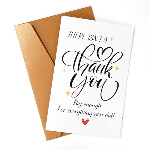 XIHIRCD Thank You Cards with Envelope – Blank Appreciation Notes