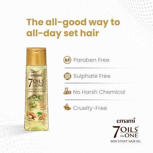 Emami 7-in-1 Ayurvedic Hair Oil - Nourishing & Damage Repair 100ml