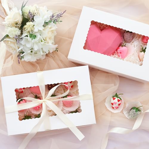 TOMNK 7-Piece Cookie Boxes with Clear Windows - Ideal for Treats