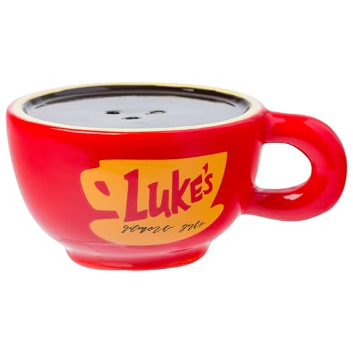 Gilmore Girls Latte Mug Salt and Pepper Shaker Set - Luke's Diner Style, Variation of THIS listing
