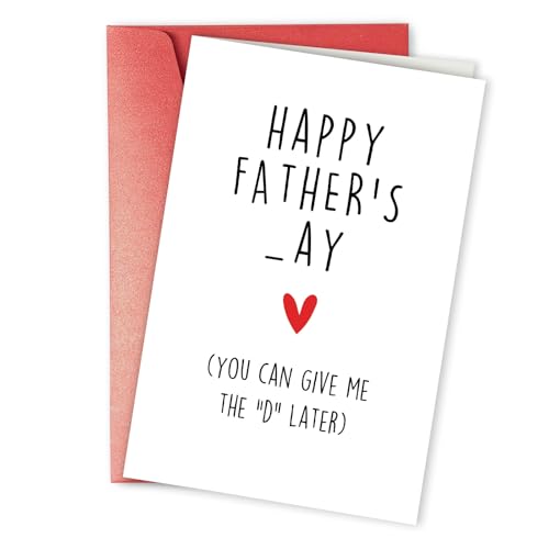 Funny Father's Day Card for Husband or Boyfriend - Rude Pun
