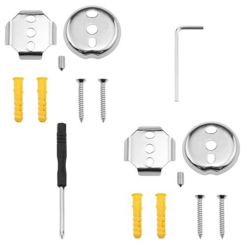 16-Piece Universal Towel Rack Replacement Parts Set for Bathroom Hardware