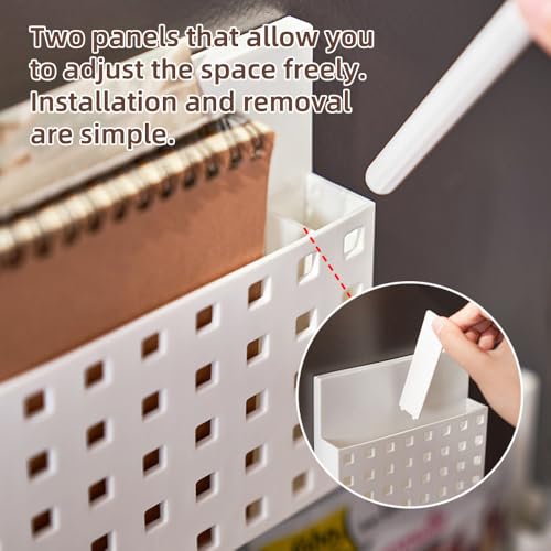 BLOUROOS Magnetic Straw Holder for Cabinet & Counter Storage