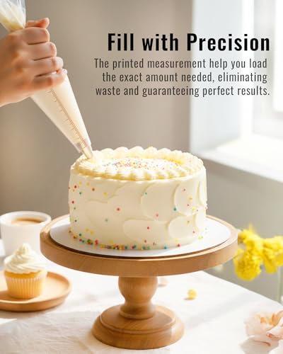 Bake Choice 12-Inch Heavy-Duty Disposable Piping Bags - 100PCS