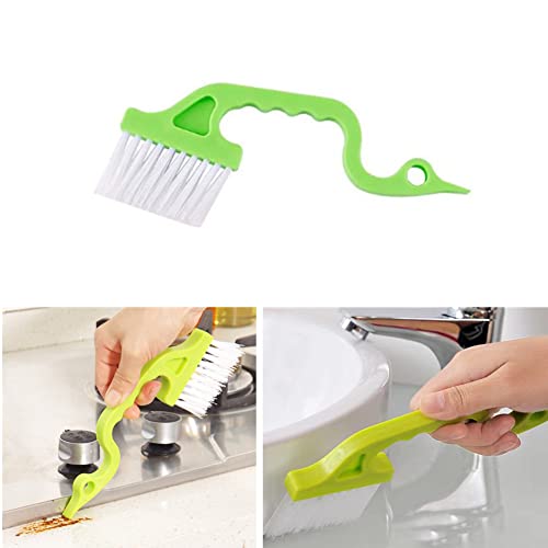 3-Piece Handheld Groove Cleaning Brushes for Windows & Doors