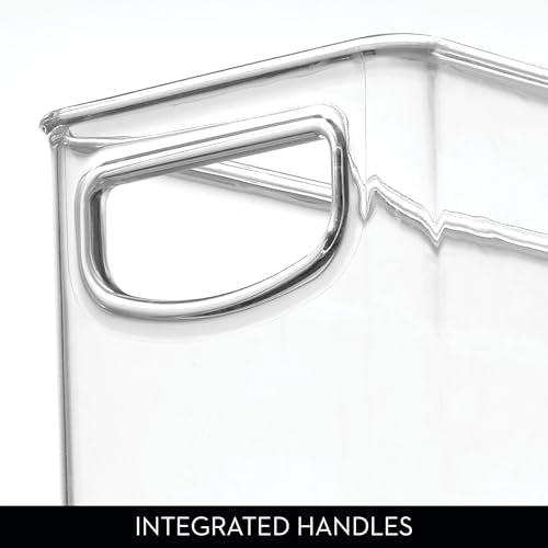 iDesign Clear Stackable Storage Bin 16x4x5 - Versatile Organizer