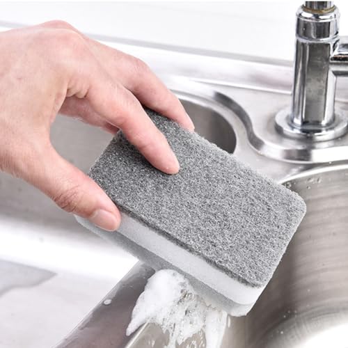 10 Pcs Non-Scratch Dishwashing Sponges for Kitchen Cleaning