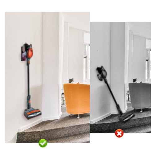 Vacuum Attachment Holder Wall Mount for Shark Vacuums - Durable ABS