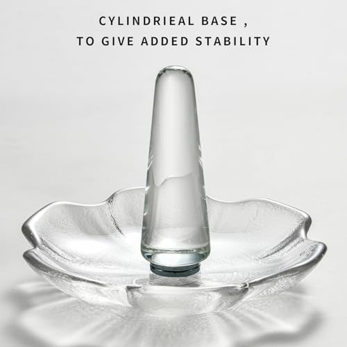 K9 Crystal Ring Holder - Hexagon Jewelry Tray for Rings & Earrings