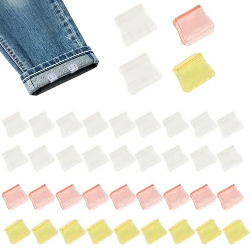 40 Pcs Fabric Hem Clips for Pants - Instant No-Sew Clothing Alteration Tool