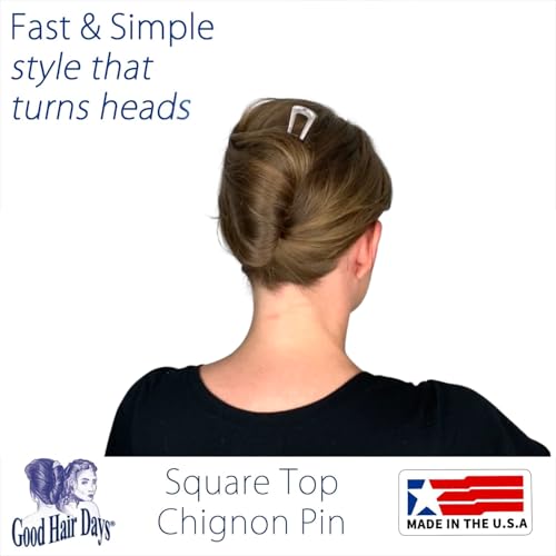 Good Hair Days 4.75 Inch French U Pin for Secure Updos & Chignons