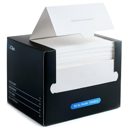 Cleo Health & Beauty Biodegradable Disposable Face Towels 50ct