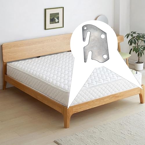 4PCS Heavy Duty Bed Rail Hook Plates for Wooden Furniture