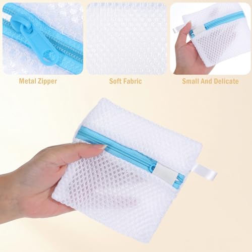 4-Pack Laundry Pod Anti-Sticking Bags for Delicates - Mesh Wash Bags