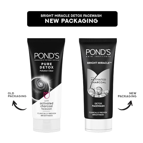 Pond's Bright Miracle Activated Charcoal Face Wash 50g