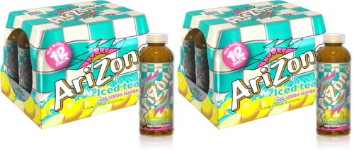 AriZona Lemon Tea - 16 Fl Oz (Pack of 24) - Refreshing Iced Tea