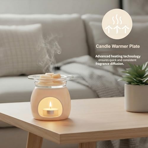 2-Pack Candle Warmer Replacement Glass Tray - 4.52 Inch Wax Melt Dish