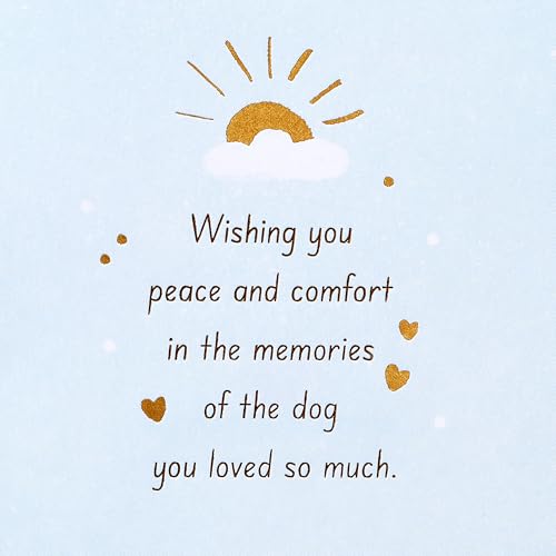 Sympathy Card for Dog Loss - Peace and Comfort