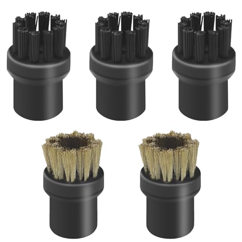 5 PCS Steam Cleaner Brush Attachment Set for Karcher SC Series