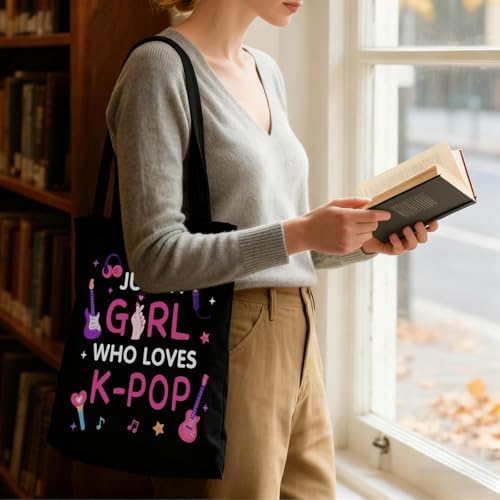 K-Pop Gift Tote Bag for Girls - Perfect for Music Lovers