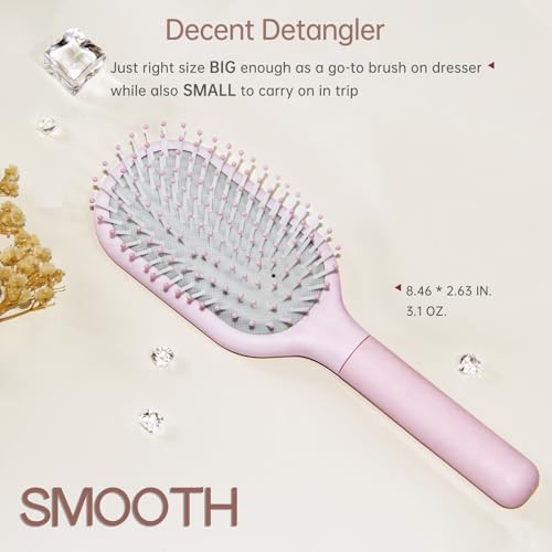 Arthaxi Detangler Hair Brush for Women - Pain-Free Paddle Brush