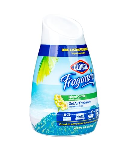 Clorox Fraganzia No-Plug Gel Air Freshener Cone - Island Orchid Scent, 6 Oz
